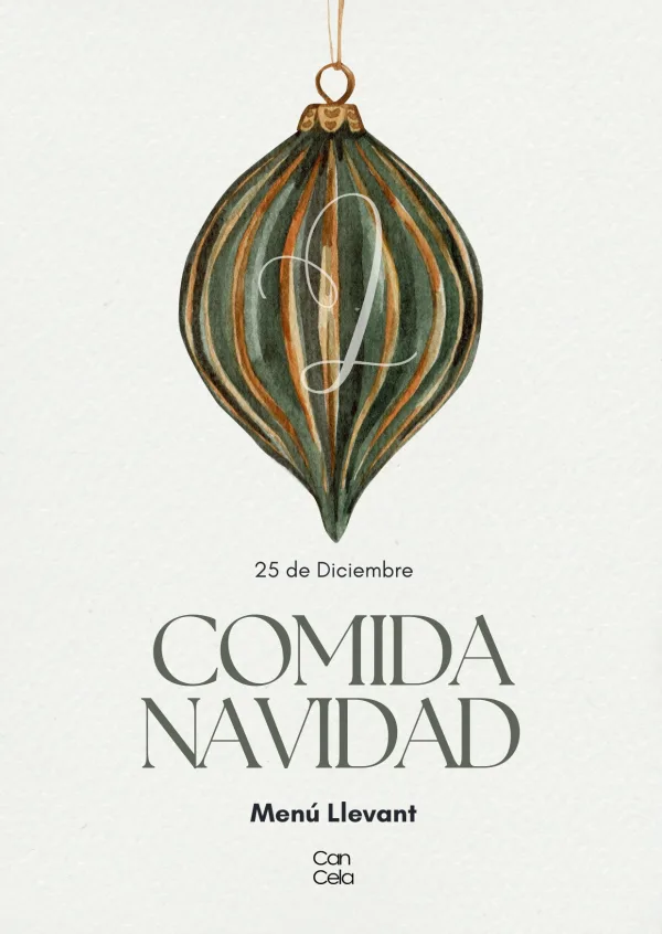 Comida Navidad (Día 25) - Menú Llevant